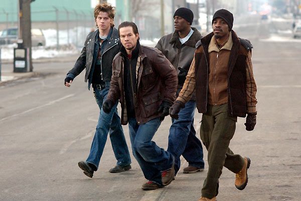 Cuatro hermanos : Foto Tyrese Gibson, André Benjamin, Garrett Hedlund, John Singleton, Mark Wahlberg