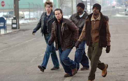 Cuatro hermanos : Foto John Singleton, Mark Wahlberg, Tyrese Gibson, André Benjamin, Garrett Hedlund