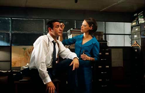 Foto Bérénice Bejo, Michel Hazanavicius, Jean Dujardin