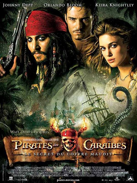 Piratas del Caribe: El cofre de la muerte : Póster Keira Knightley