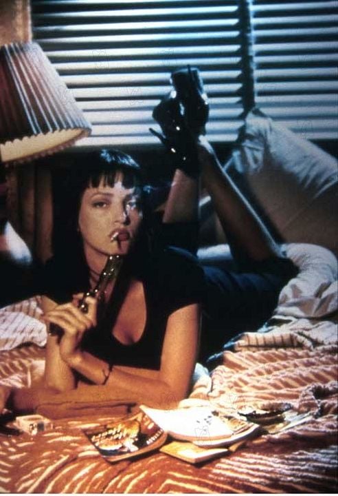 Tiempos violentos : Foto Quentin Tarantino, Uma Thurman