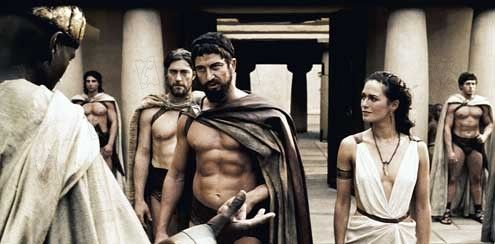 300 : Foto Lena Headey, Gerard Butler, Zack Snyder