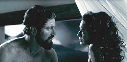 300 : Foto Lena Headey, Gerard Butler, Zack Snyder