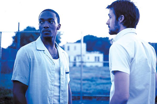 Foto Ryan Fleck, Ryan Gosling, Anthony Mackie