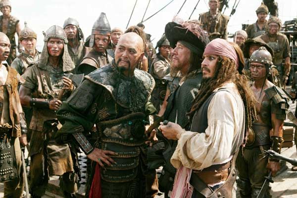 Piratas del Caribe: En el fin del mundo : Foto Johnny Depp, Geoffrey Rush