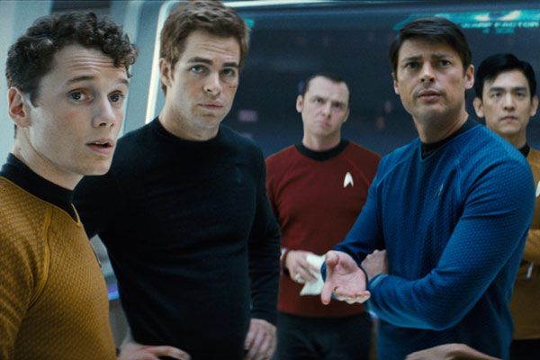 Star Trek : Foto John Cho, Chris Pine, Simon Pegg, Karl Urban