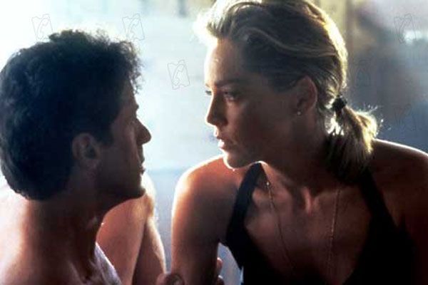 Foto Sharon Stone, Luis Llosa, Sylvester Stallone
