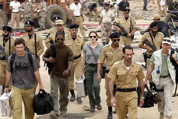 El reino : Foto Peter Berg, Ali Suliman, Jamie Foxx, Jennifer Garner, Jason Bateman