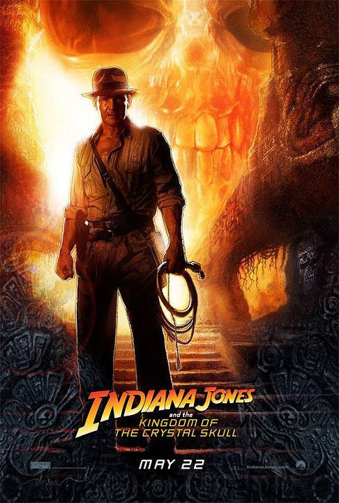 Indiana Jones y el Reino de la Calavera de Cristal : Póster