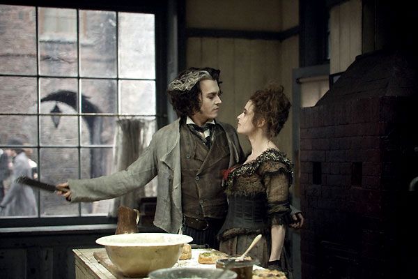 Sweeney Todd: El barbero demoníaco de la calle Fleet : Foto Johnny Depp, Helena Bonham Carter