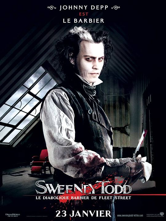 Sweeney Todd: El barbero demoníaco de la calle Fleet : Póster