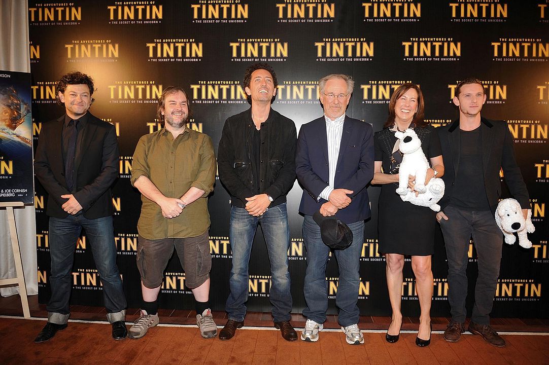 Las aventuras de Tintín - El secreto del Unicornio : Cobertura de revista Steven Spielberg, Peter Jackson, Andy Serkis, Jamie Bell