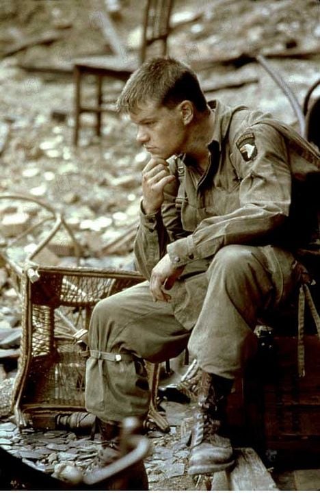 Salvando al soldado Ryan : Foto Matt Damon, Steven Spielberg