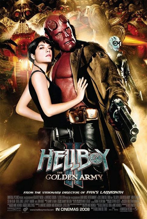 Hellboy II. El ejército dorado : Póster Mike Mignola