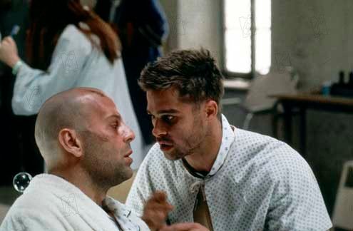 12 monos : Foto Bruce Willis, Brad Pitt, Terry Gilliam