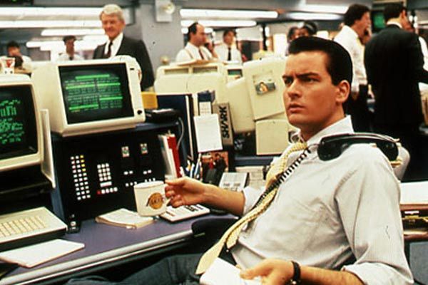 Foto Oliver Stone, Charlie Sheen