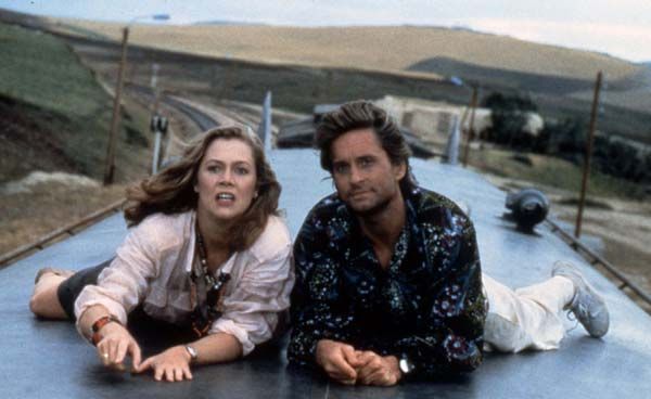 Foto Michael Douglas, Kathleen Turner