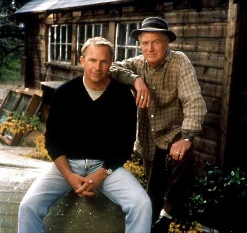 Foto Paul Newman, Luis Mandoki, Kevin Costner