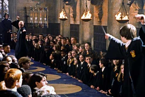 Harry Potter y la cámara secreta : Foto Daniel Radcliffe, Chris Columbus, Tom Felton