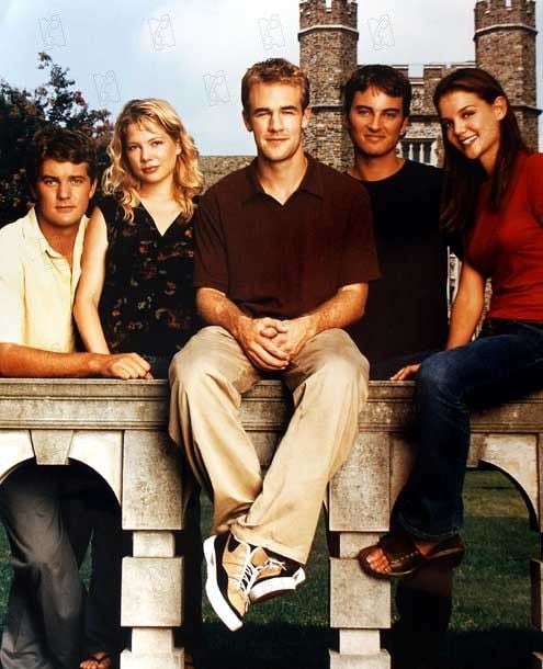 Foto Michelle Williams, Katie Holmes, James Van Der Beek, Kerr Smith, Joshua Jackson