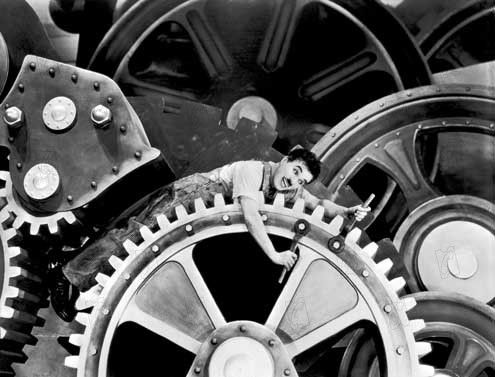 Tiempos modernos : Foto Charles Chaplin