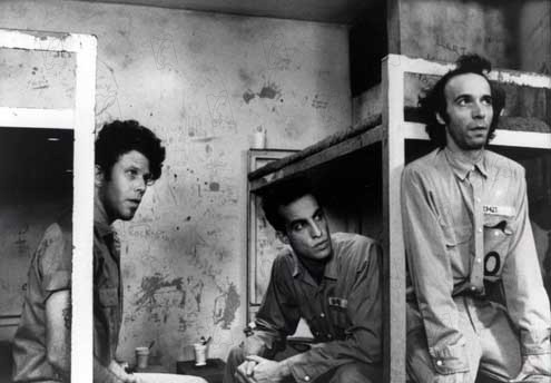 Foto Jim Jarmusch, Roberto Benigni, Tom Waits