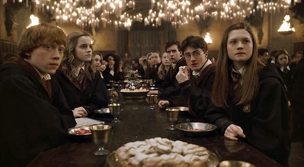 Harry Potter y el misterio del príncipe : Foto Daniel Radcliffe, Emma Watson, Rupert Grint, Matthew Lewis, Bonnie Wright