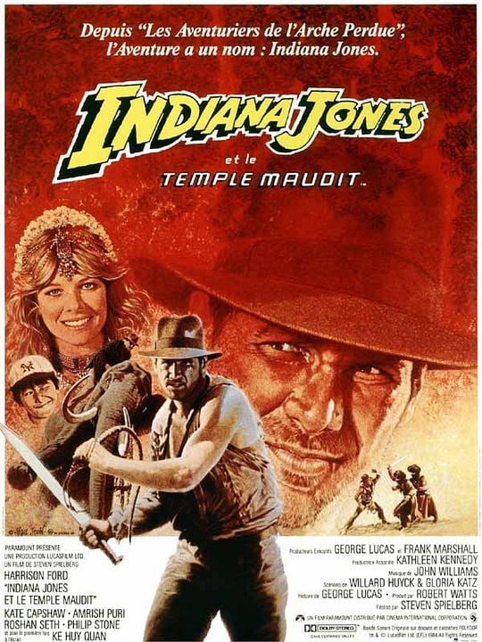 Indiana Jones y el templo de la perdición : Póster