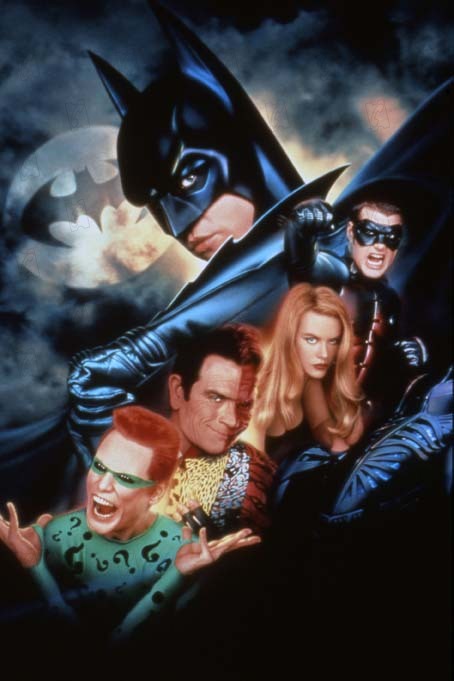 Batman Forever : Foto Joel Schumacher, Nicole Kidman, Chris O'Donnell, Val Kilmer, Tommy Lee Jones, Jim Carrey