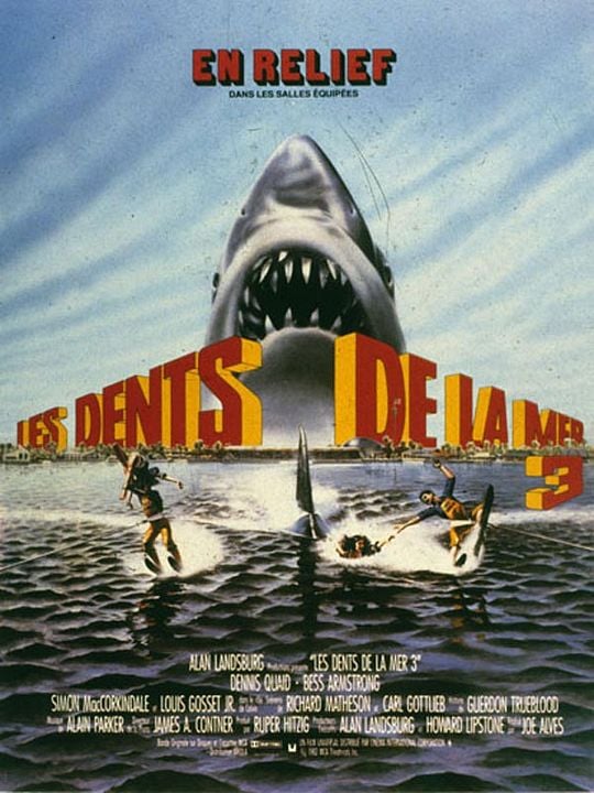 Jaws 3-D: El gran tiburón : Póster