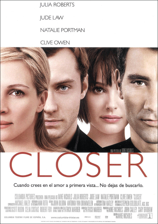 Closer: Llevados por el deseo : Póster