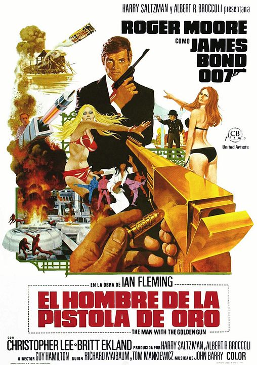 El hombre con el revolver de oro : Póster