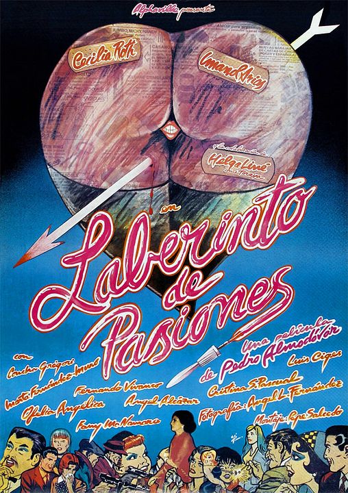 Laberinto de pasiones : Póster