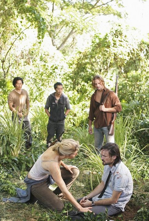 Foto Elizabeth Mitchell, Daniel Dae Kim, Jeremy Davies, Ken Leung
