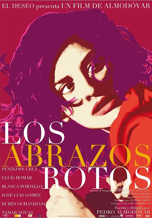 Los abrazos rotos : Póster