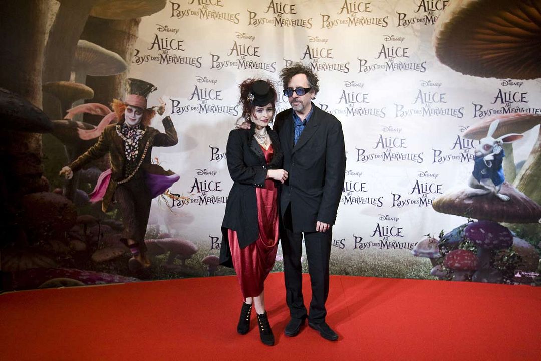 Alicia en el País de las Maravillas : Cobertura de revista Helena Bonham Carter, Tim Burton