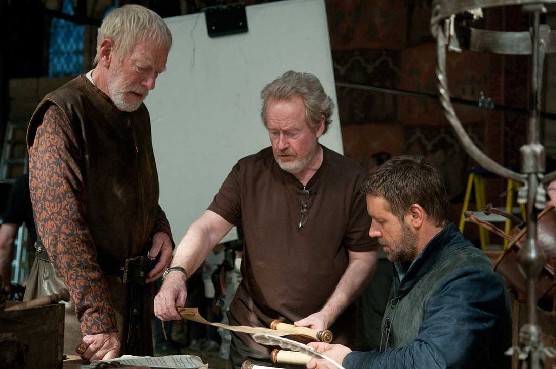 Foto Russell Crowe, Ridley Scott, Max von Sydow