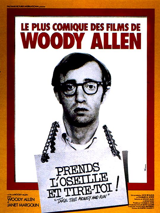 Toma el dinero y corre : Póster