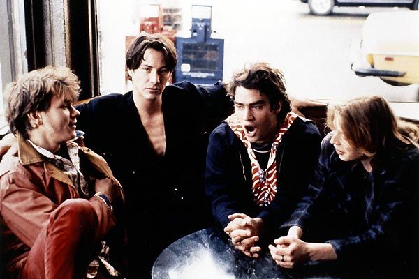 Foto Keanu Reeves, Gus Van Sant, River Phoenix
