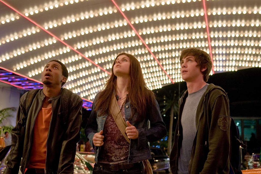 Foto Logan Lerman, Alexandra Daddario