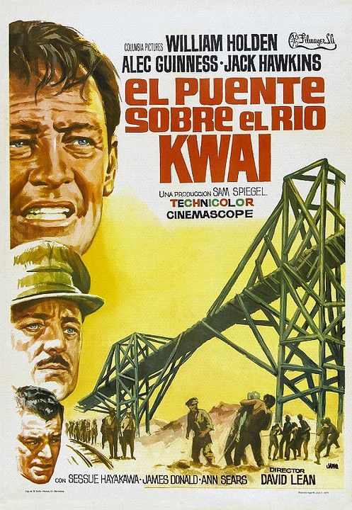 El puente sobre el Río Kwai : Póster