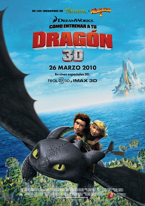 Cómo entrenar a tu dragón : Póster