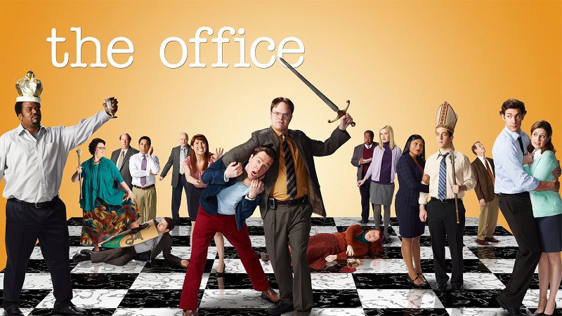 Foto Rainn Wilson, Craig Robinson, Jenna Fischer, John Krasinski, Ed Helms, Mindy Kaling, Ellie Kemper