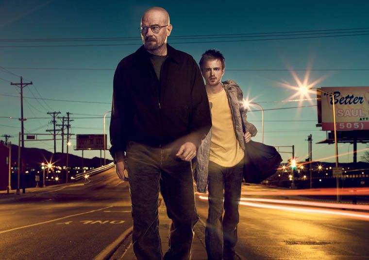Foto Aaron Paul, Bryan Cranston