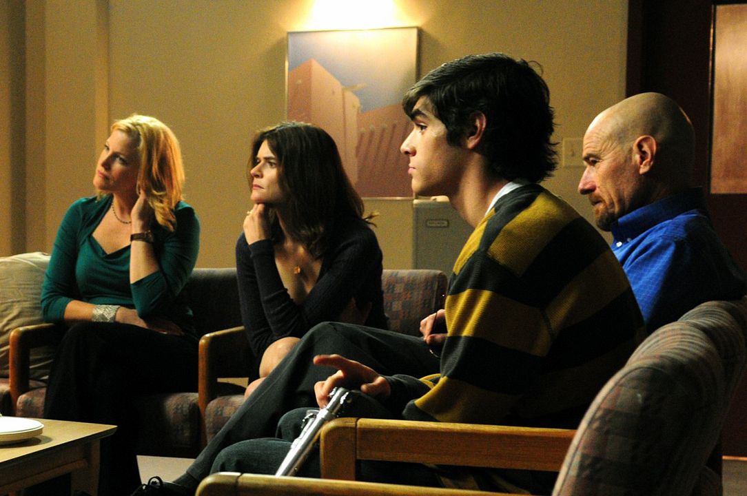 Foto Betsy Brandt, RJ Mitte, Anna Gunn, Bryan Cranston