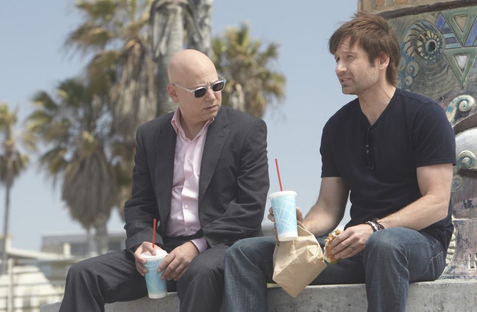 Foto David Duchovny, Evan Handler