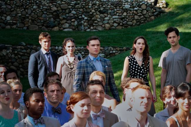 Gossip Girl : Foto Penn Badgley, Leighton Meester, Ed Westwick, Chace Crawford, Michelle Trachtenberg