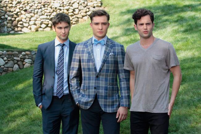 Gossip Girl : Foto Penn Badgley, Ed Westwick, Chace Crawford
