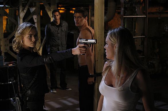 Foto Yvonne Strahovski, Zachary Levi, Rebecca Romijn