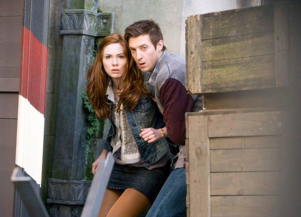 Doctor Who : Foto Arthur Darvill, Karen Gillan